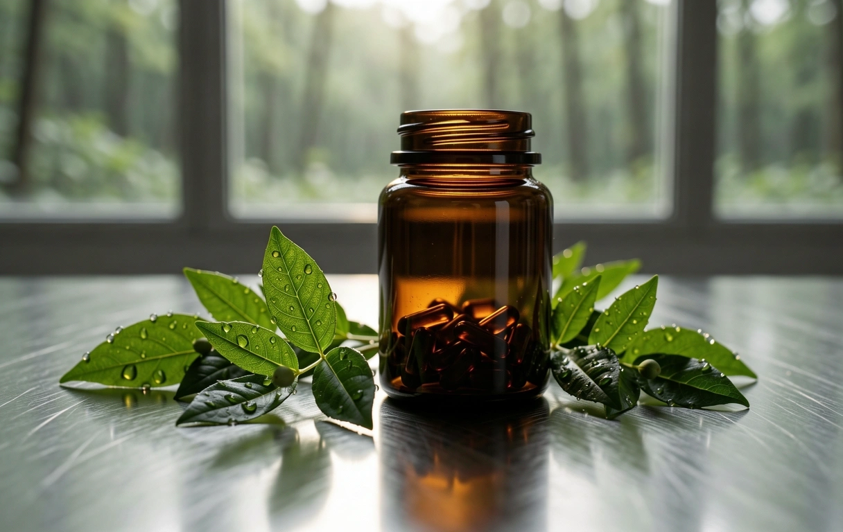 Botaniczne surowce roślinne w estetycznym wydaniu aptecznym
